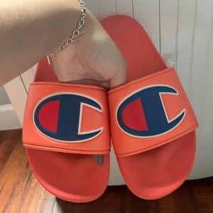 Coral Champion sandals
